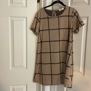 Entro Plaid Mini Dress